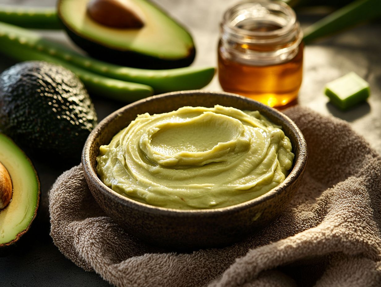 Moisturizing Avocado and Honey Mask