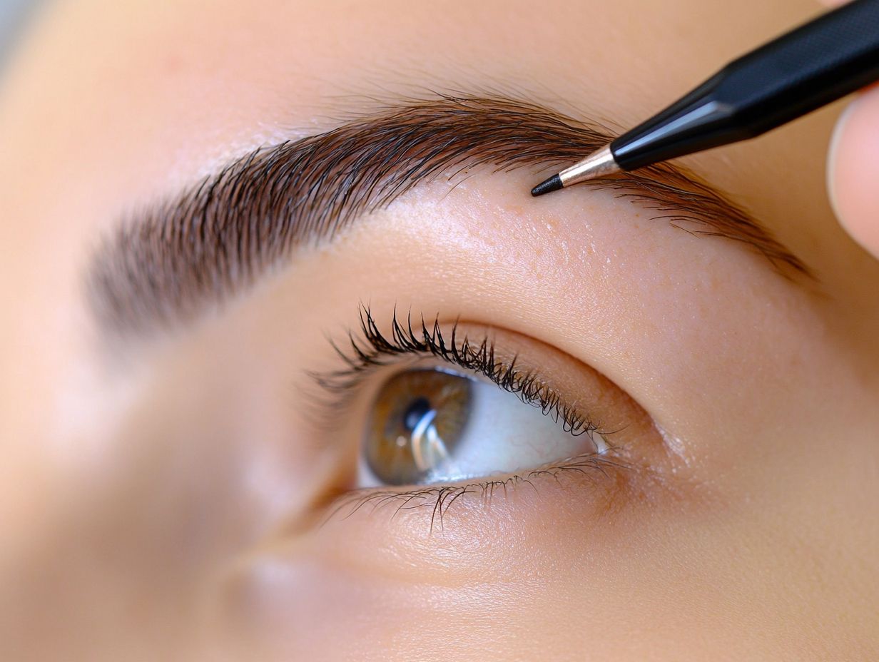 How to Fill in Sparse Eyebrows