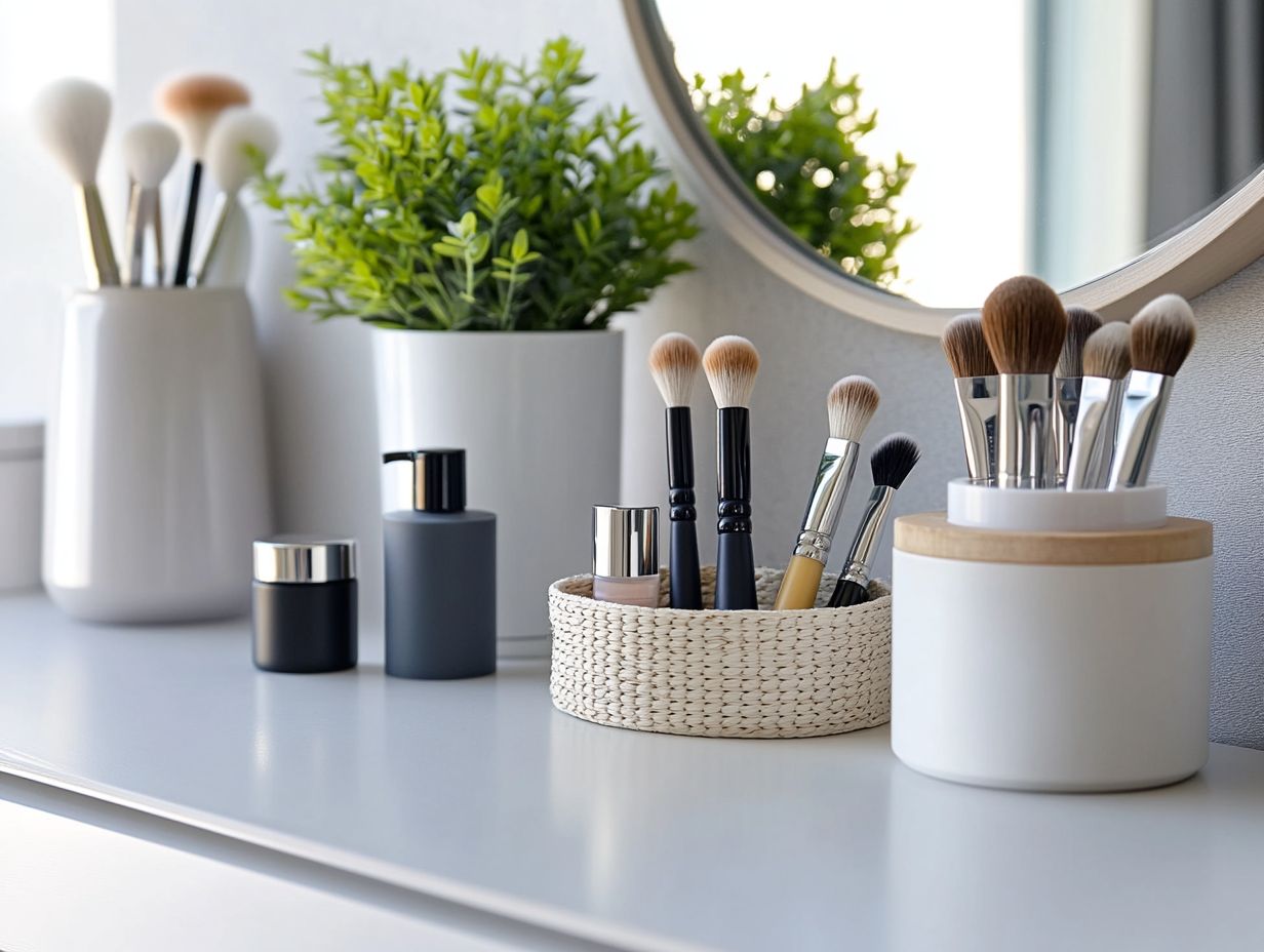 Maintaining an Organized Beauty Space