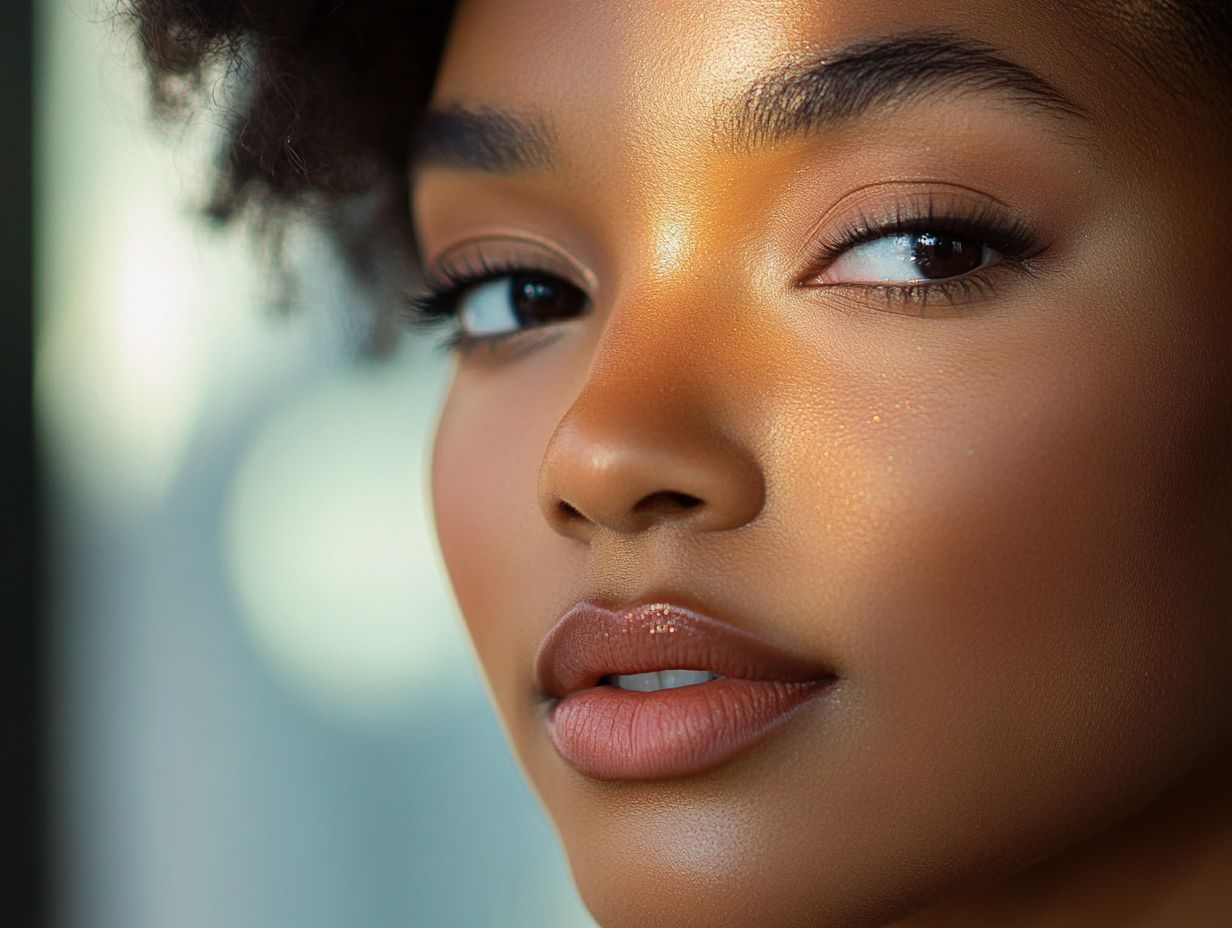 Applying Dewy Makeup