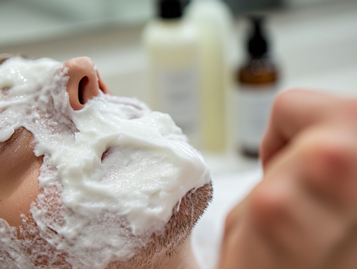 Post-Shave Care for Sensitive Skin