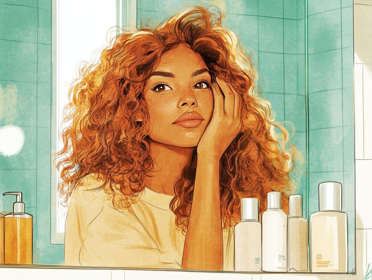 Post-Shower Hair Care Routine