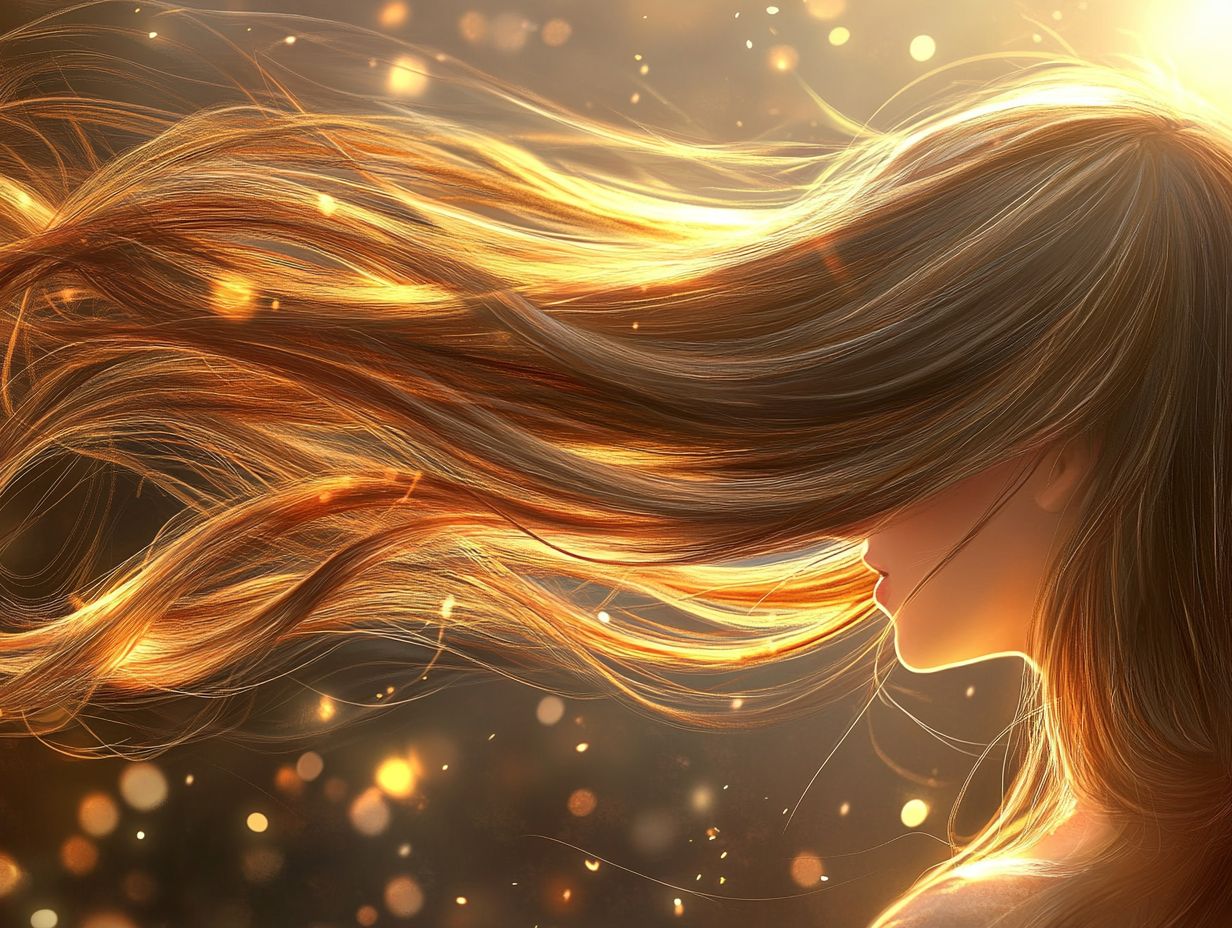 Products and Tools for Glass Hair with Shine Serum