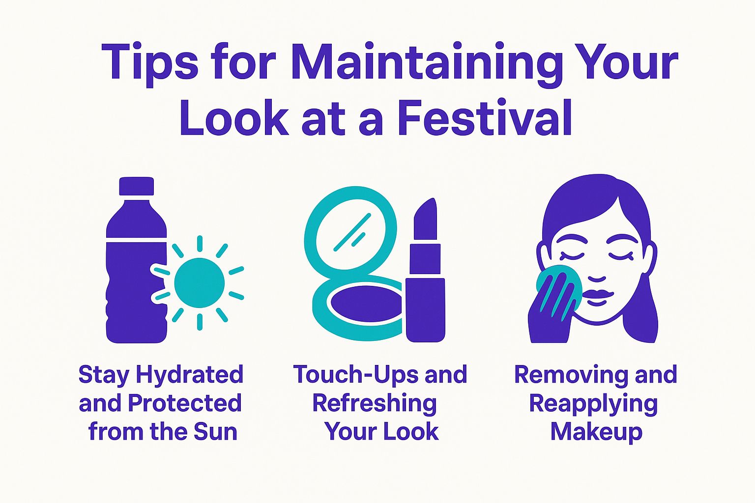 Tips for Maintaining Your Look at a Festival
