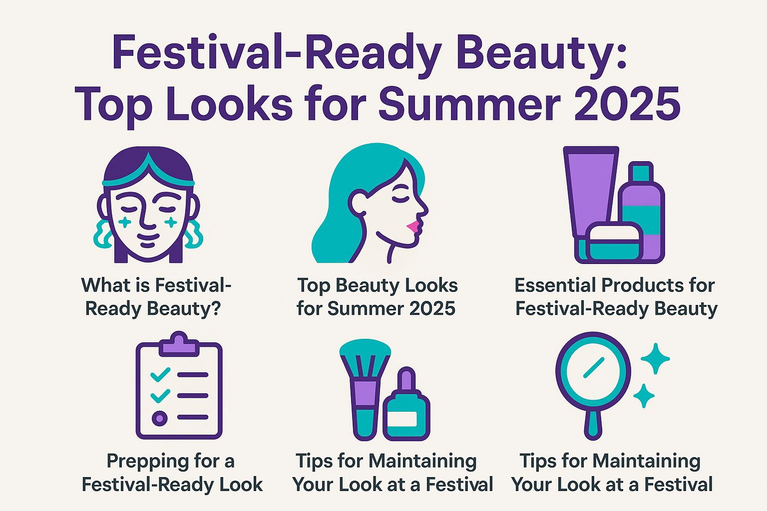 Festival-Ready Beauty: Top Looks for Summer 2025