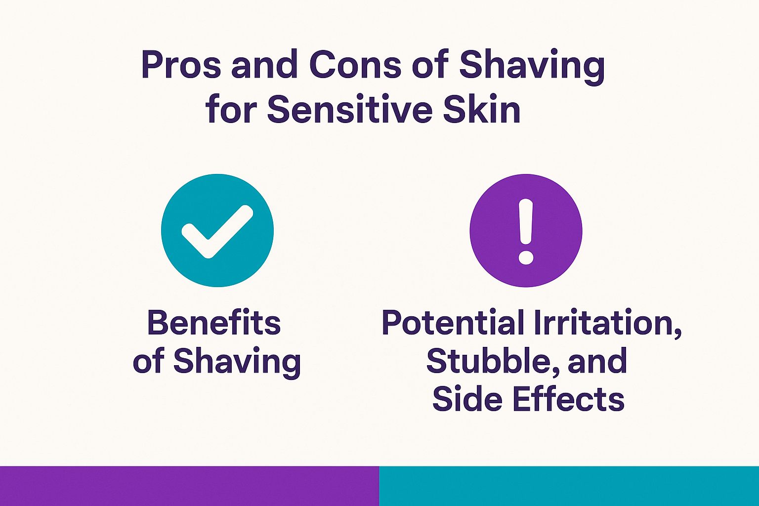 Pros and Cons of Shaving for Sensitive Skin and Shaving Disadvantages