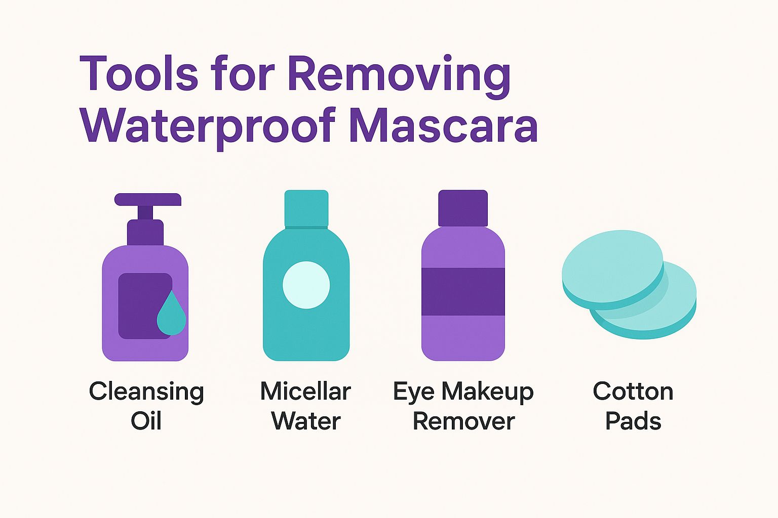 Tools for Removing Waterproof Mascara