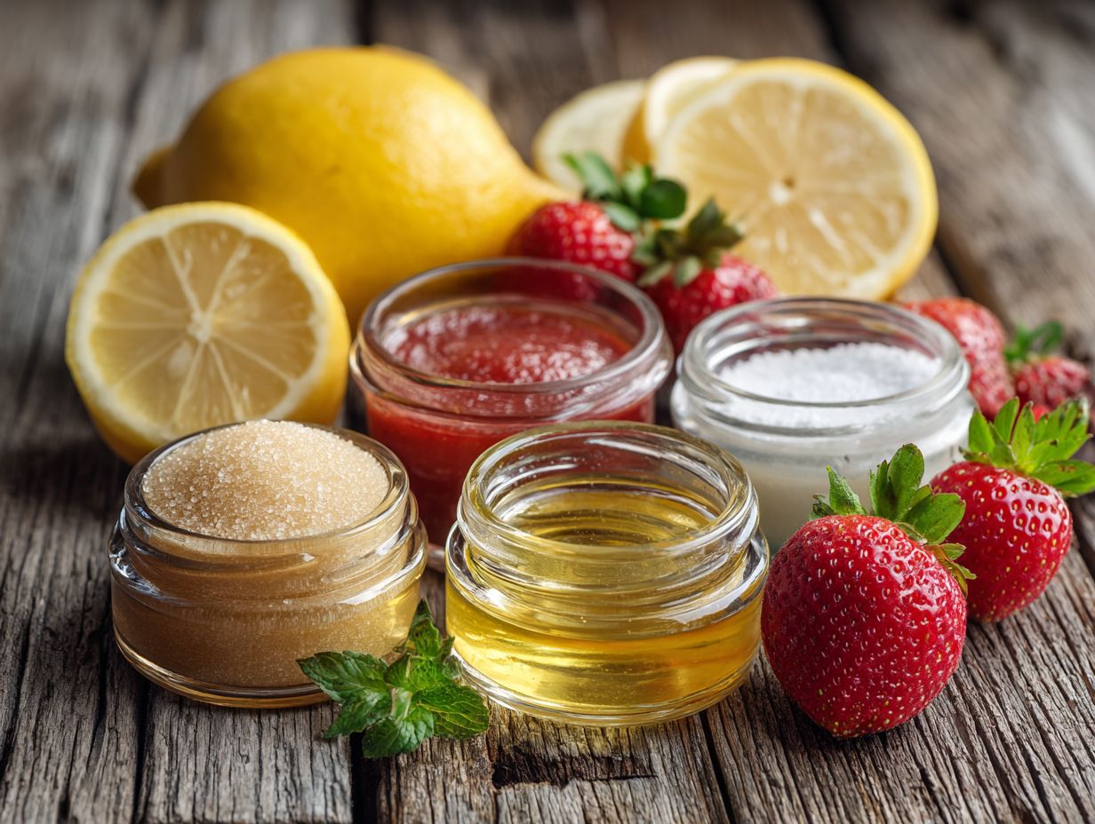Can I make a lip scrub using ingredients from my pantry?