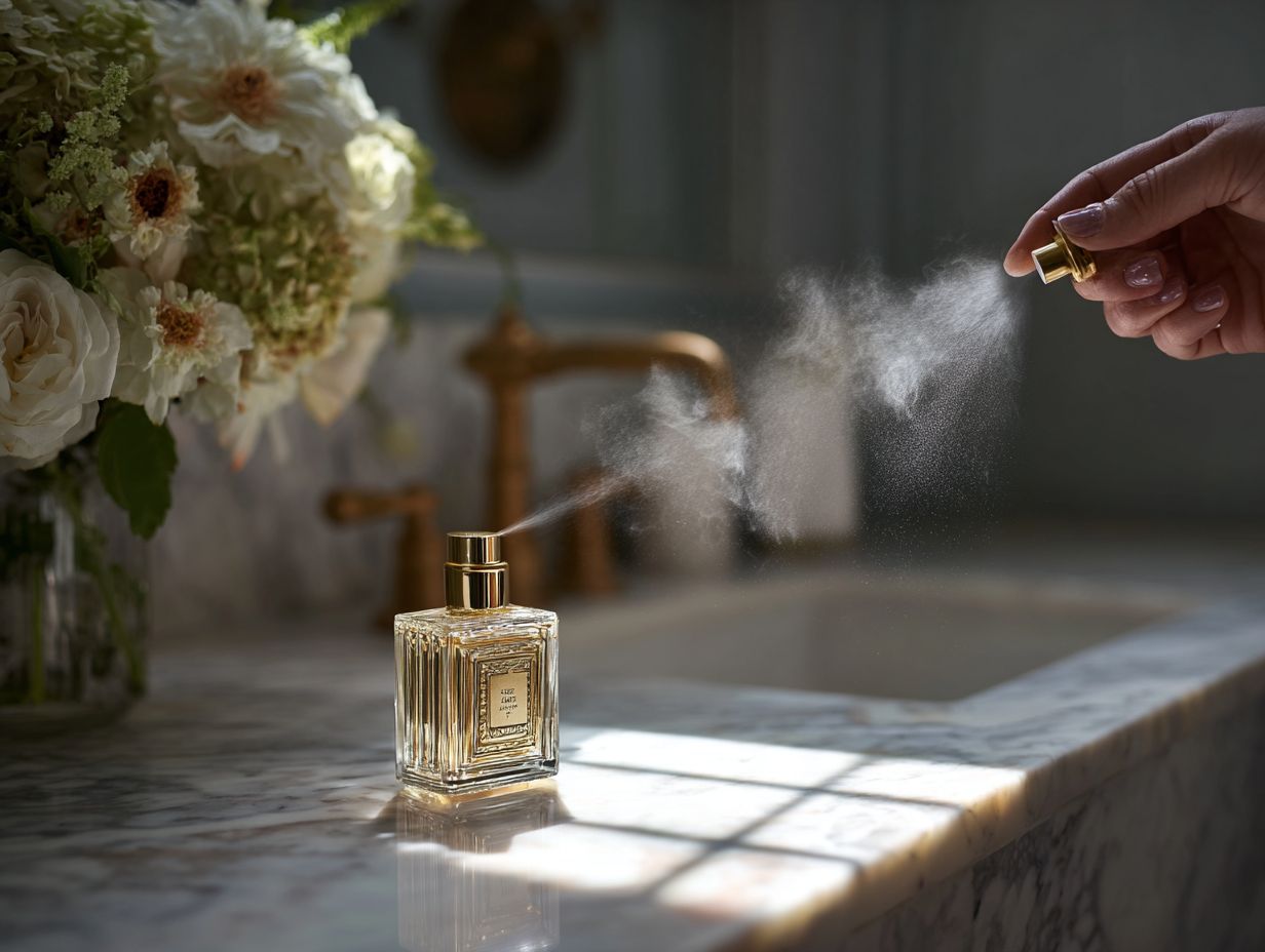 How can I refresh my scent without overapplying and avoiding fragrance application errors?