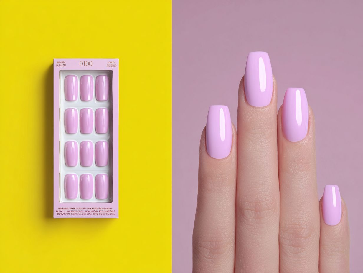 What is the difference between press-ons and gels for manicures, including trendy designs and nail designs?