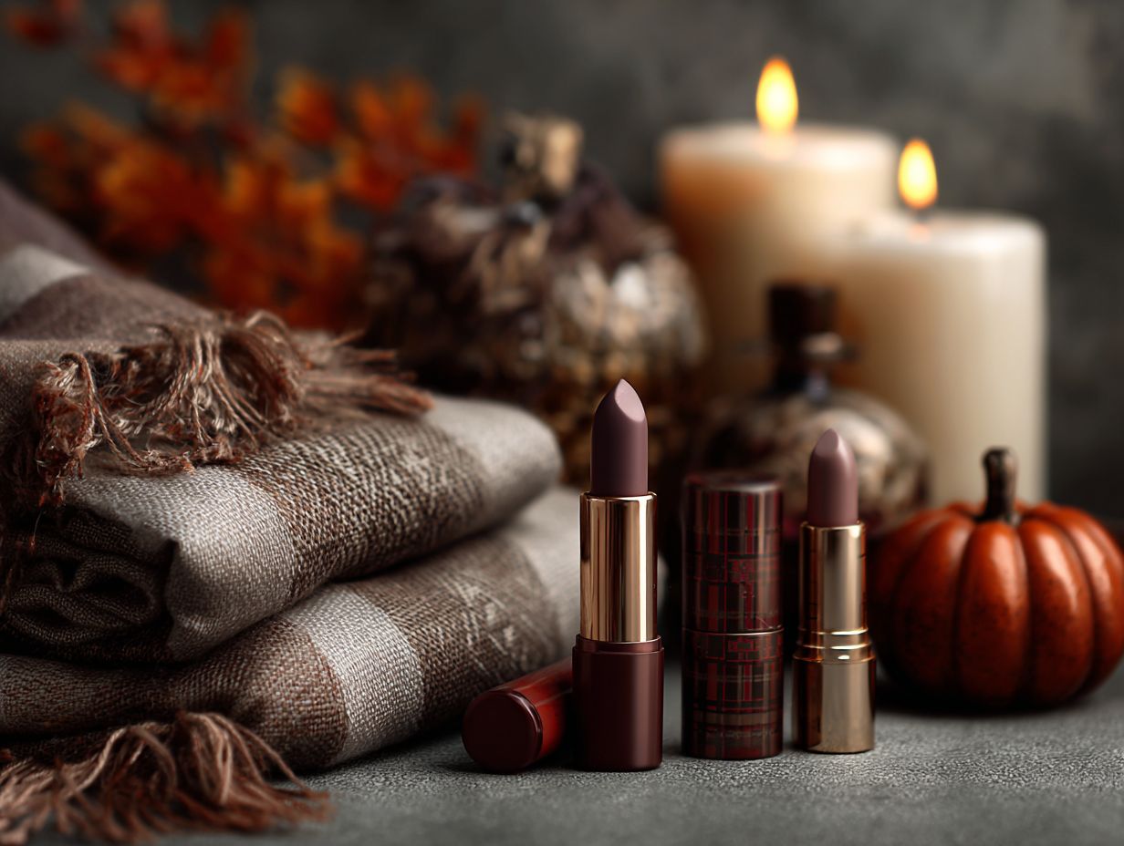 What clothing colors pair well with rich color palettes on vanity?