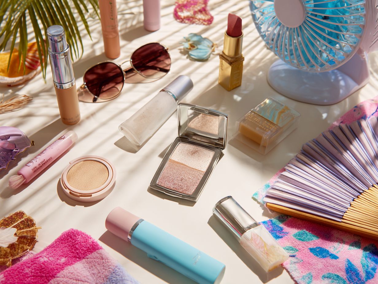What are some signs that my makeup is melting?