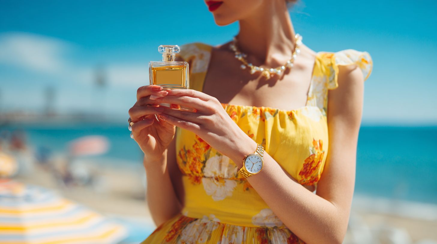 What role does skin preparation play in making perfume last all day even in the heat?