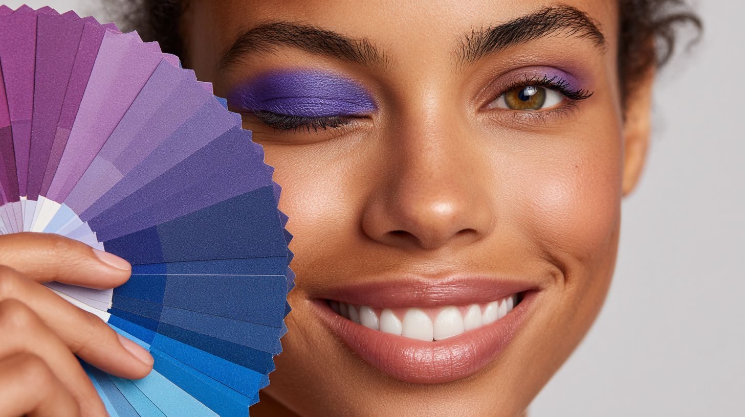 Enhancing Eye Color with Contrasts