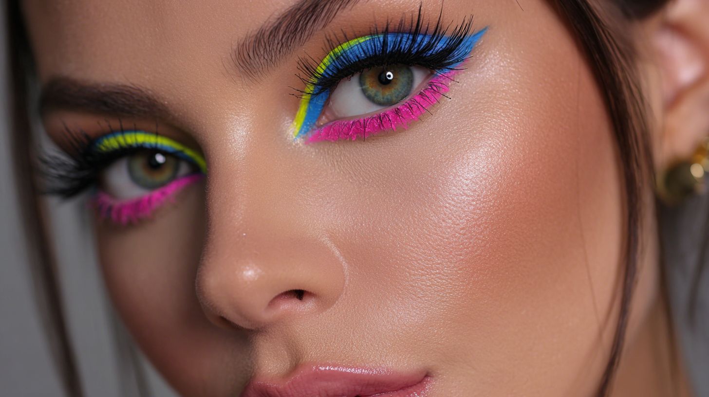 Bella Hadids Siren Eyes with Negative Space