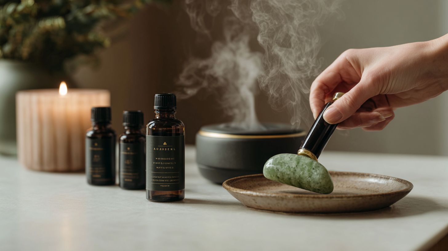 Effleurage Massage with Lavender Oil