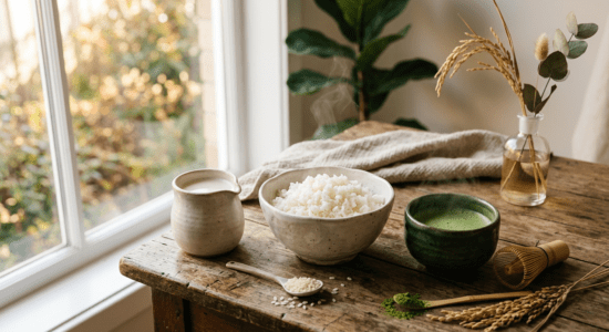 Professional photograph natural lighting high quality composition Scene depicting Rice
