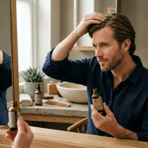 Professional photograph natural lighting high quality composition Scene depicting Scalp