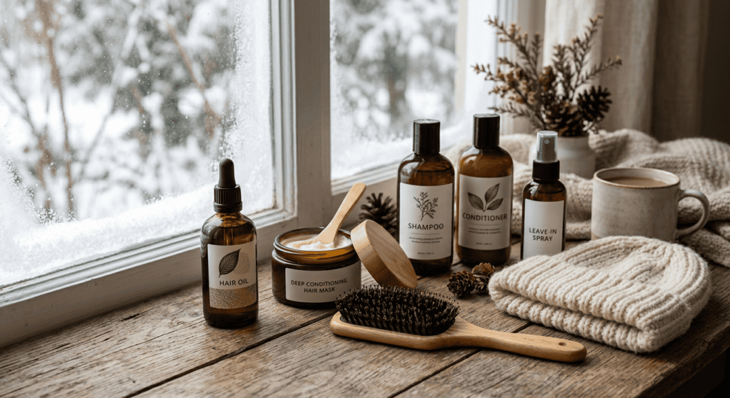 Professional photograph natural lighting high quality composition Scene depicting Cold-Weather