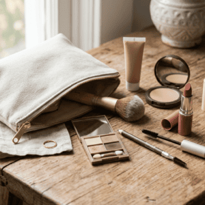 Professional photograph natural lighting high quality composition Scene depicting Makeup