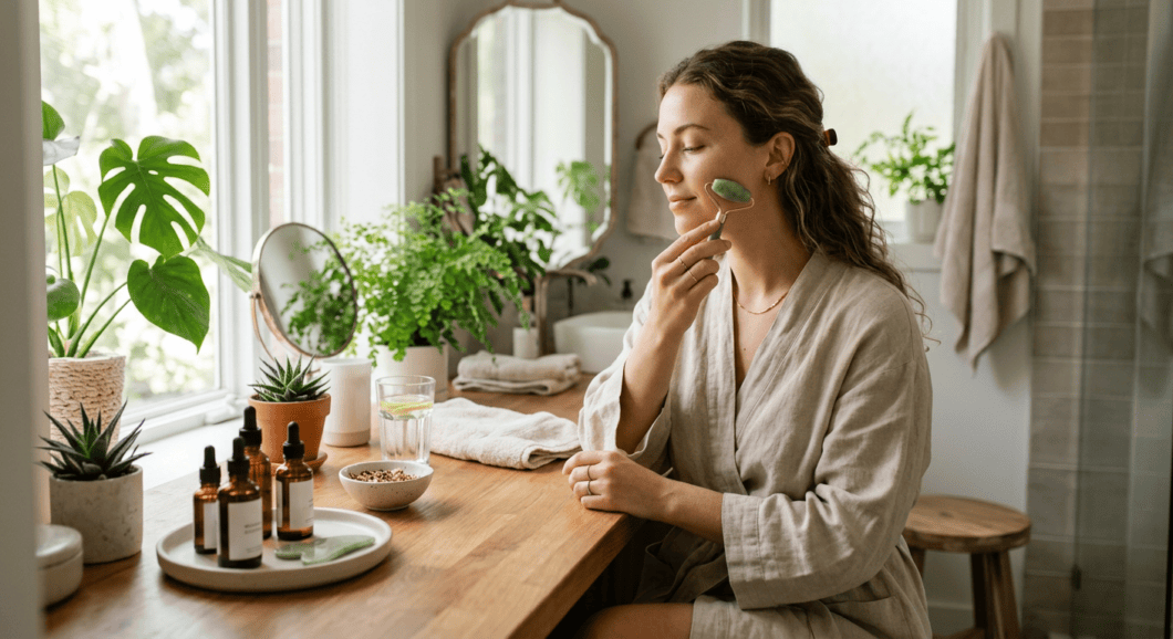 Professional photograph natural lighting high quality composition Scene depicting Wellness