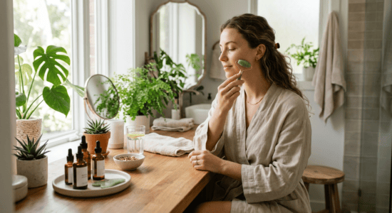 Professional photograph natural lighting high quality composition Scene depicting Wellness