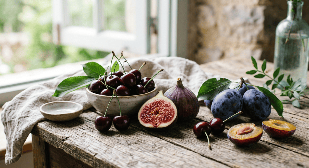 Professional photograph natural lighting high quality composition Scene depicting Cherry