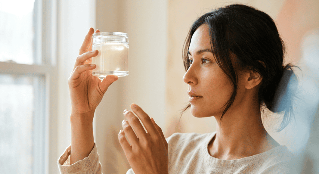 Professional photograph natural lighting high quality composition A woman holds