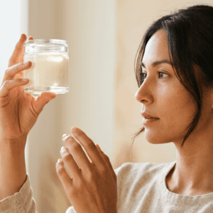 Professional photograph natural lighting high quality composition A woman holds