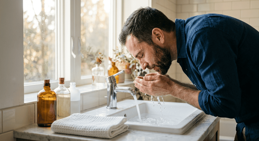 Professional photograph natural lighting high quality composition A man's hands