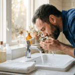 Professional photograph natural lighting high quality composition A man's hands