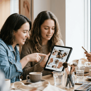 Professional photograph natural lighting high quality composition Scene depicting Social