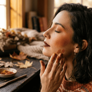 Professional photograph natural lighting high quality composition A woman's face